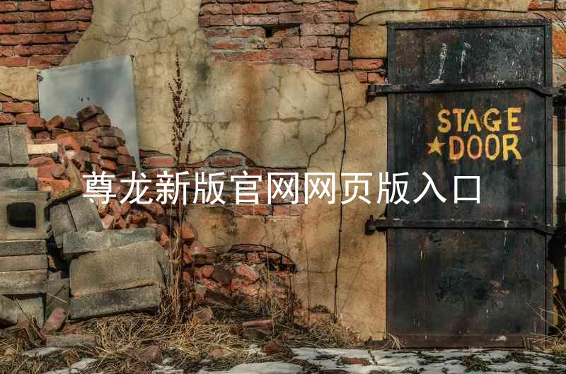 尊龙新版官网网页版入口